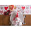 Serviette 20 po à montage sur coeurs Pieper