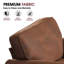 Ensemble de 2 fauteuils en tissu l 42 po avec pieds en bois massif-364033954