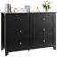 Commode 6 tiroirs, commode moderne avec tiroir profond 6 tiroirs-588404483