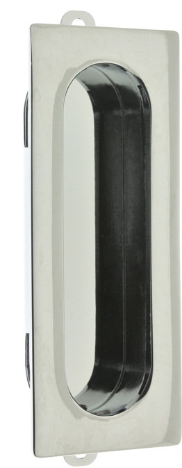 Solid Brass Rectangular Latch/Catch/Bolt, Polished Chrome