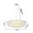 Eclectic 1 Light Acrylic Cloud Shade Chandelier