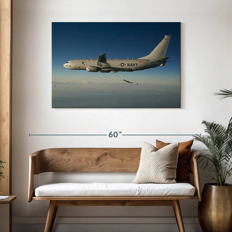 Mehar Boeing P-8 Poseidon, 30" H x 45" W
