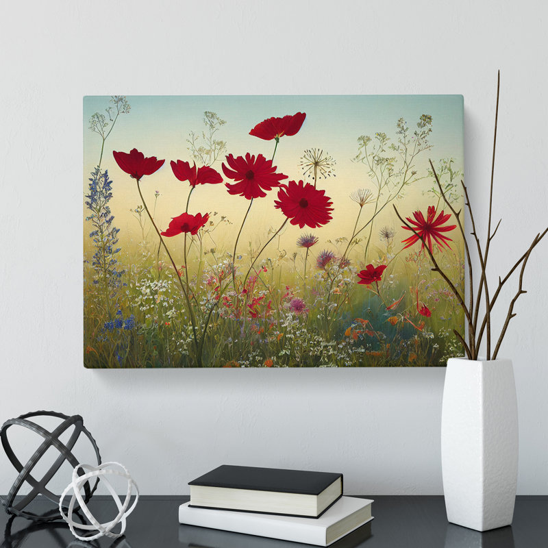 Boundless Wildflowers Floral - Wrapped Canvas, 35cm H x 50cm W x 3cm D