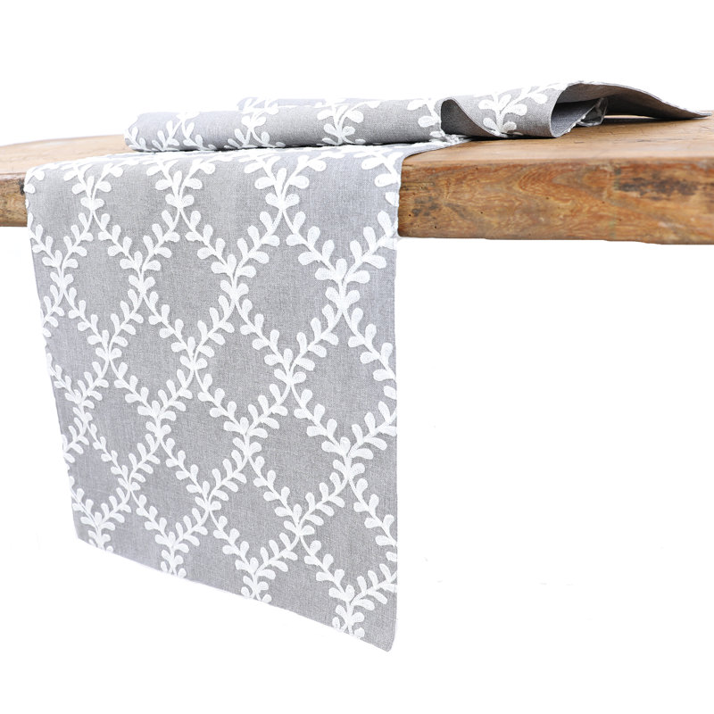 Edingworth Geometric Table Runner, 108" L x 15" W