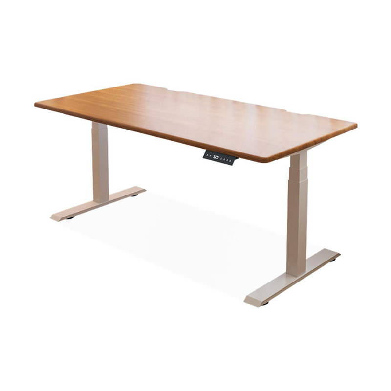 Bureau électrique intelligent à hauteur réglable, H 24,41 po x l 62,99 po x P 27,56 po