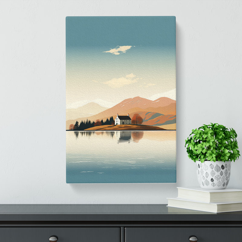 Scotland Minimalism - No Frame Print, 50cm H x 35cm W x 3cm D
