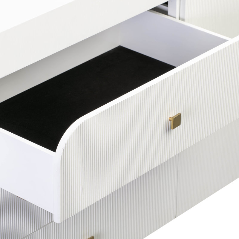 Commode l 6 po Baxley, Blanc