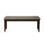Channel Island Dining Bench, Walnut