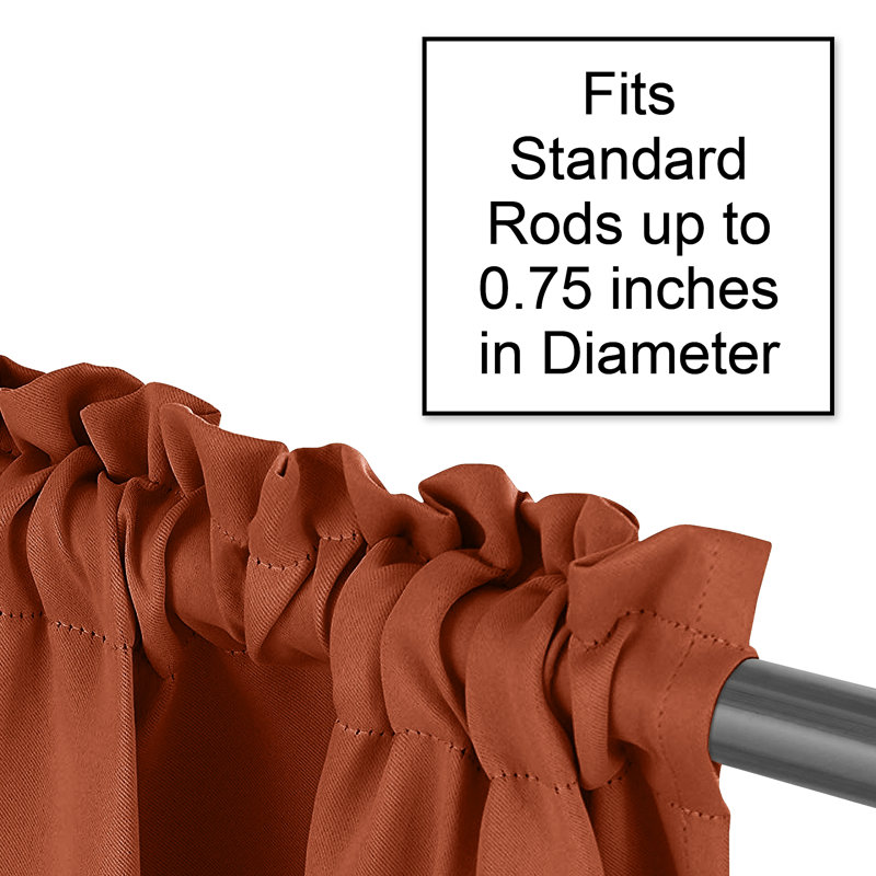 Diamond Tuft Microfiber Geometric Semi-Sheer Rod Pocket Curtain Panels (Set of 2)