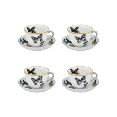Butterfly Parade Porcelain Saucer