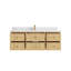 Ensemble de meuble-lavabo simple 60 po avec plateau en quartz Sonoma-101054769