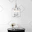 Luminaire suspendu rectangulaire à 4 lumières Viraj-63989346