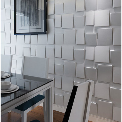 Vindas 19.7" x 19.7" Vinyl Wall Paneling