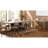 Transitional Dining Table With Rope Base, Beige, Solid Wood + , Veneer Oak Up , Base, Transitional, Beige Veneers