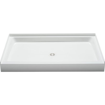 Base de douche simple 54 po x P 34 po