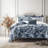 Alexandria Indigo Cotton Duvet Cover Set-110401695
