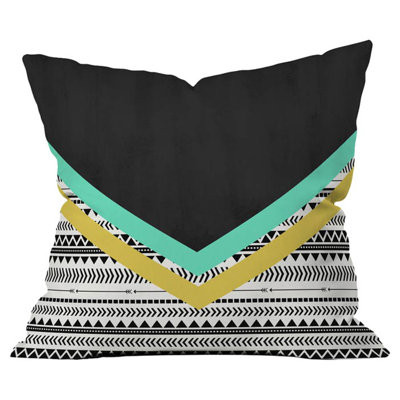 Mixed Aztec Outdoor Throw Pillow