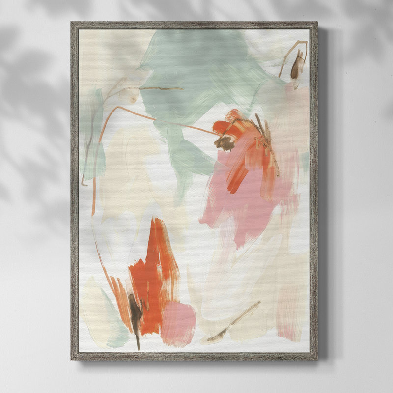 Reproduction encadrée Peach Blossom Mirage II - bois massif, H 11 po x l 9 po