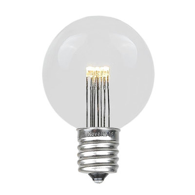 1 W G50 E17/Intermediate LED Bulb