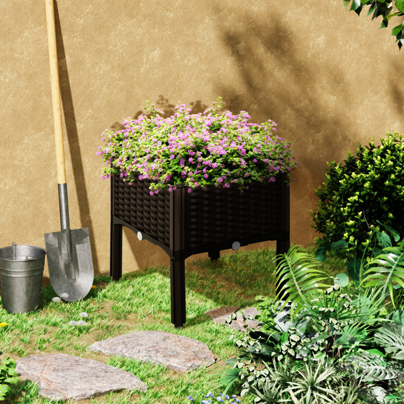 Lit de jardin surélevé avec pieds Outsunny