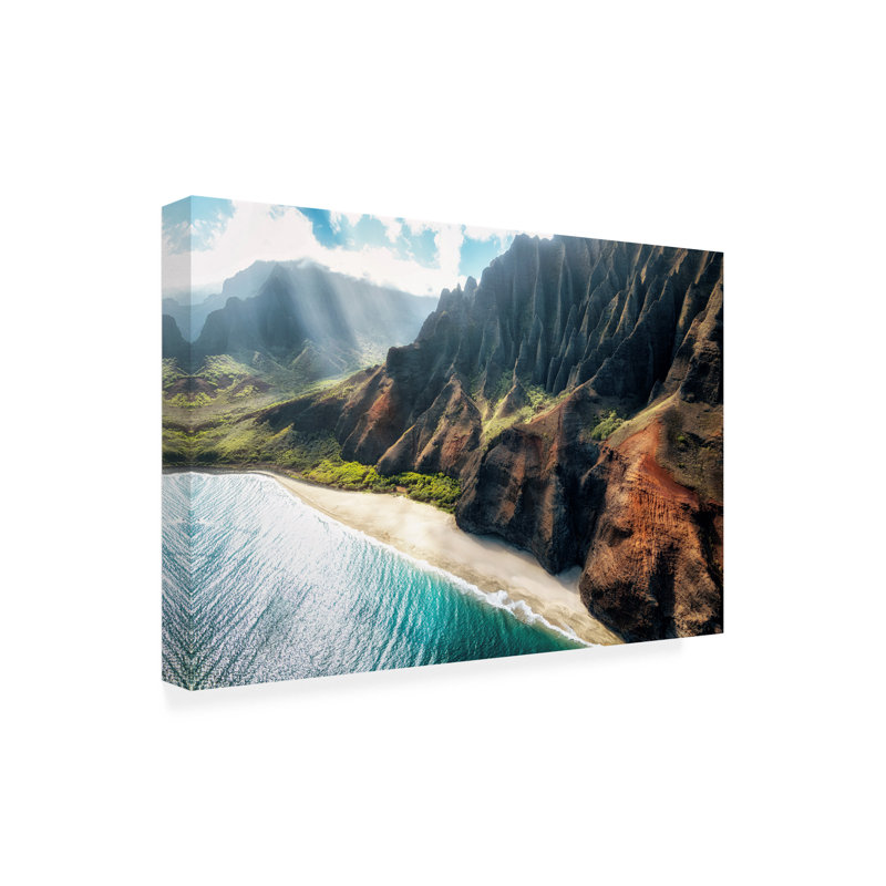 «Danny Head Na Pali Light I», art sur toile, H 30 po x l 47 po x P 2 po
