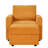 Classic Corduroy Chaise Lounge, Comfy Sofa Chaise Couch Chair, Upholstered Accent Chair With Ottoman For Living Room-1095664561