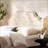 Queen Size Solid Wood Tufted Upholstered Headboard with Adjustable Height, Metal Legs &amp; Nailhead Trim