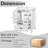 Modern 24" Freestanding Bathroom Vanity With Ceramic Sink-45869414