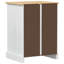 Solid Wood Rectangle Accent Cabinet