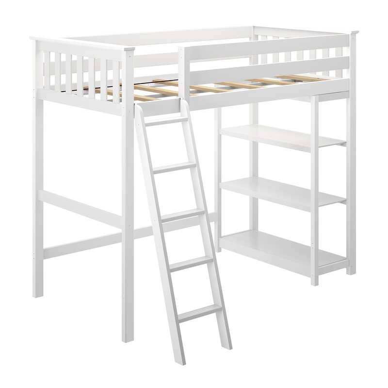 Lit mezzanine simple Jammel Kids, Blanc