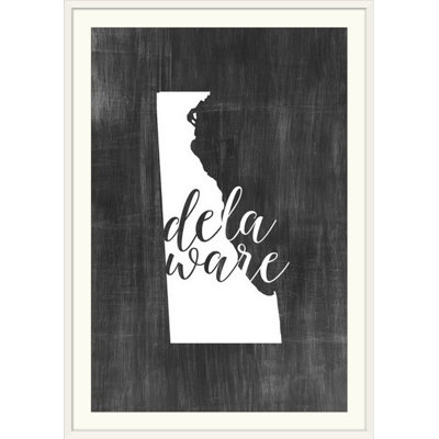 " Home State Typography Delaware "