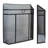 Amitiel 154.94cm x 40.64cm Steel Spark Screen