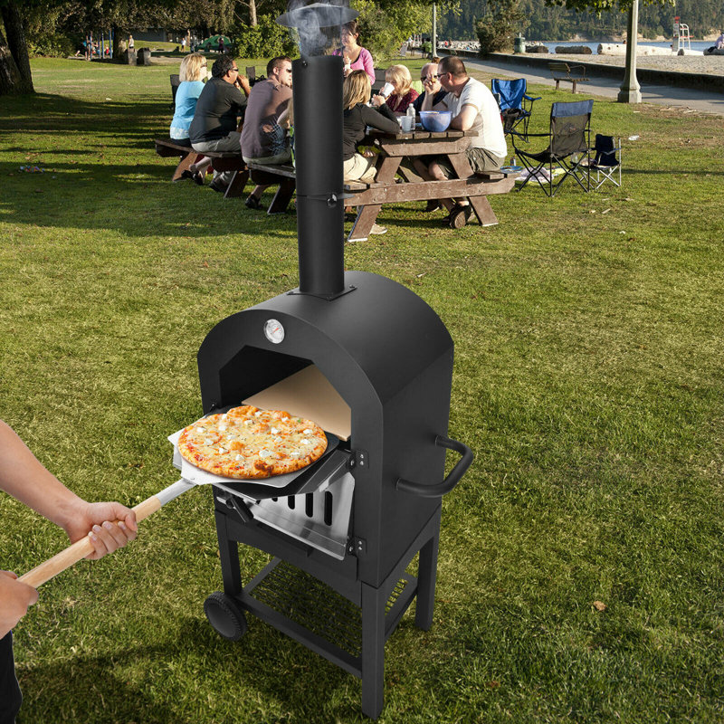 Dakota Fields Monahans 64cm W Barrel Charcoal Grill