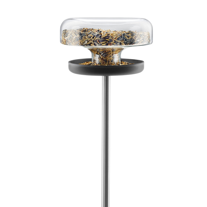 Glass Freestanding Feeding Station