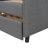 Twin Size daybed with Two Drawers, Wood Twin Daybed, Gray-4729805-25798112