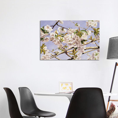 Apple Blossoms by John William Hill - Wrapped Canvas Painting