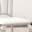 Ensemble de 2 chaises de salle à manger modernes en similicuir, dossier unique avec chaise sans accoudoirs à rayures pour une assise élégante-2074111148-2074111155