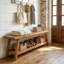 Solid Wood Storage Bench