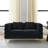 3-Seater + 2-Seater Combination Sofa.BLACK Teddy