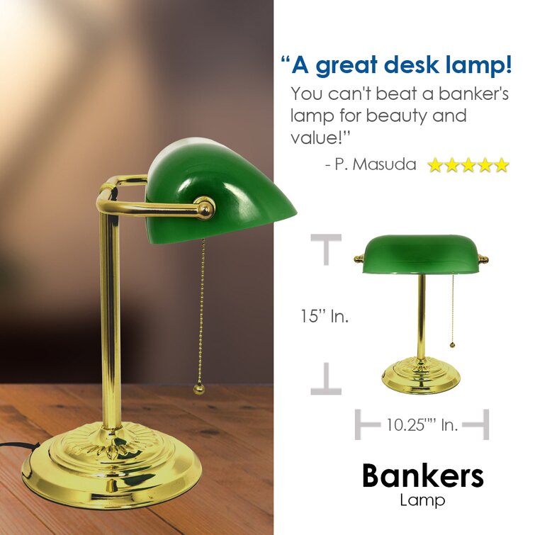 Kimber Metal Bankers Lamp