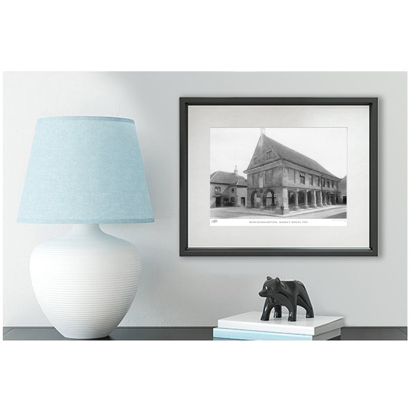 Church Crookham, View Near Schools 1906 by Francis Frith - Single Picture Frame Print, 60cm H x 80cm W x 2.3cm D
