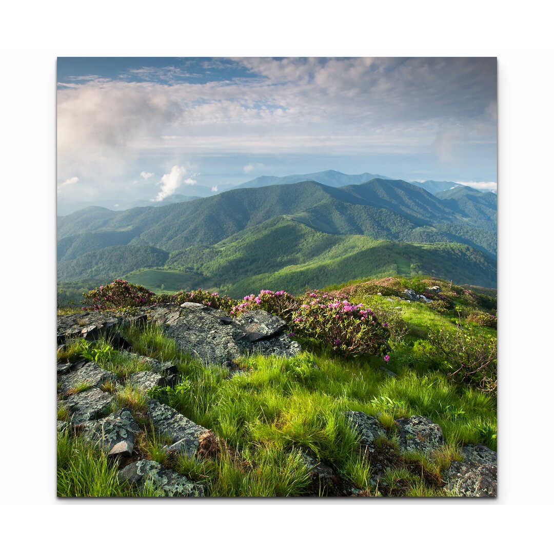 Leinwandbild Wunderschöner Blick auf den Appalachian Trail - USA