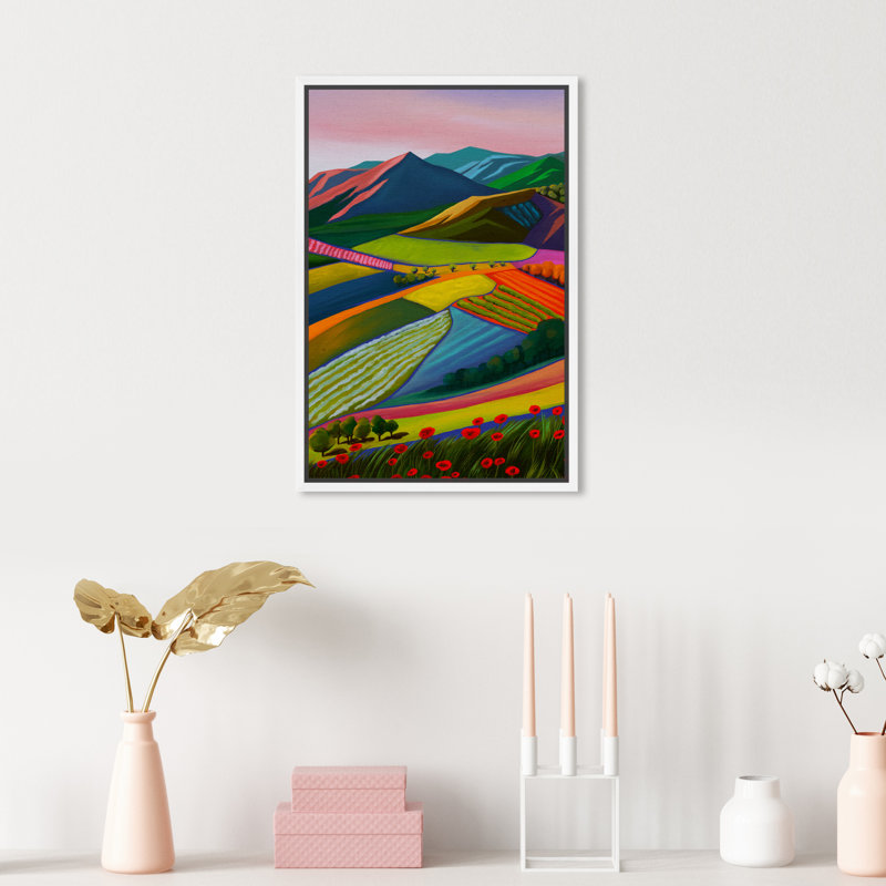 «My Bright Beautiful View», reproduction d'impression sur toile, H 15 po x l 10 po x P 1,5 po, Toile blanche encadrée