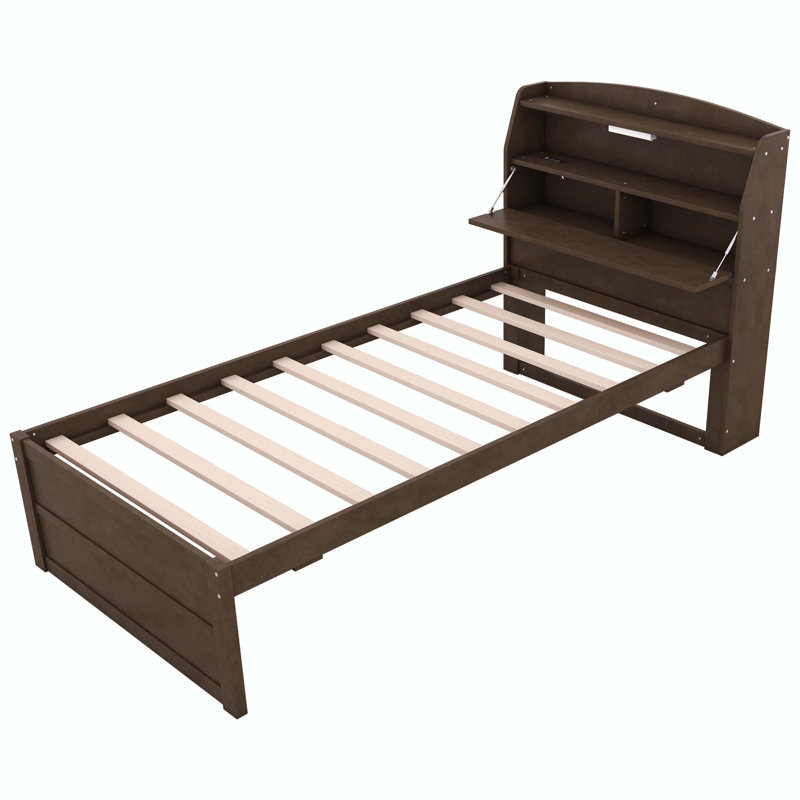 Lit pour chambre à coucher, Brun