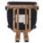 Upholstered Stool With Solid Wood Frame-1150270786