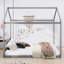 Lit en bois avec tête de lit-65295046