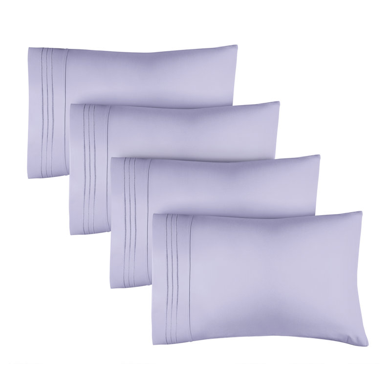 Ensemble de 4 taies d'oreiller Soft Soft, Grand lit, Lavande