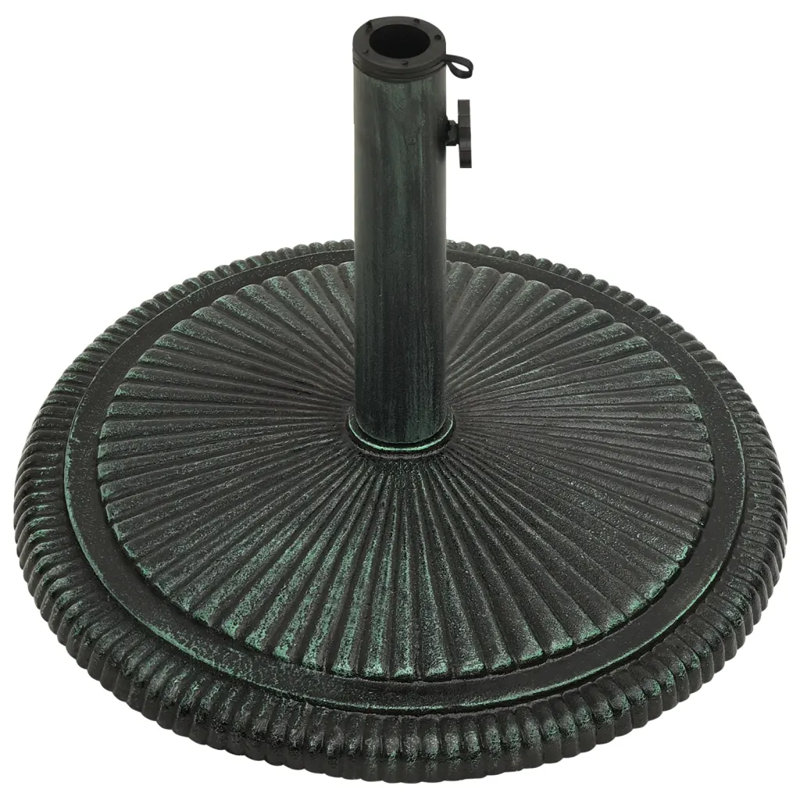 Guenther 9.38kg Cast Iron Free Standing Umbrella Base, Green