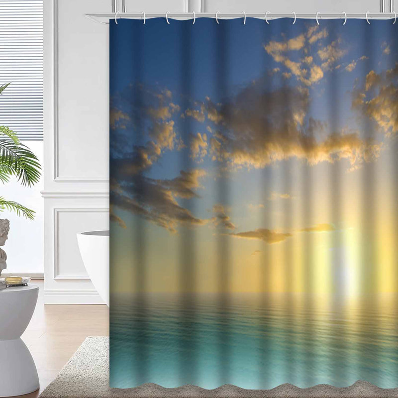 Rideau de douche Sky Sunset, L 72 po x l 72 po