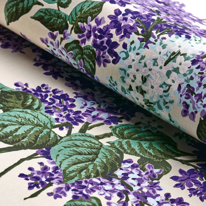 Tissu Schumacher x Johnson Hartig Proust's Lilacs, Mauve